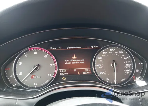 2013 Audi S6 4.0T Prestige z USA, uszkodzony, nr VIN WAUJ2AFC2DN091056